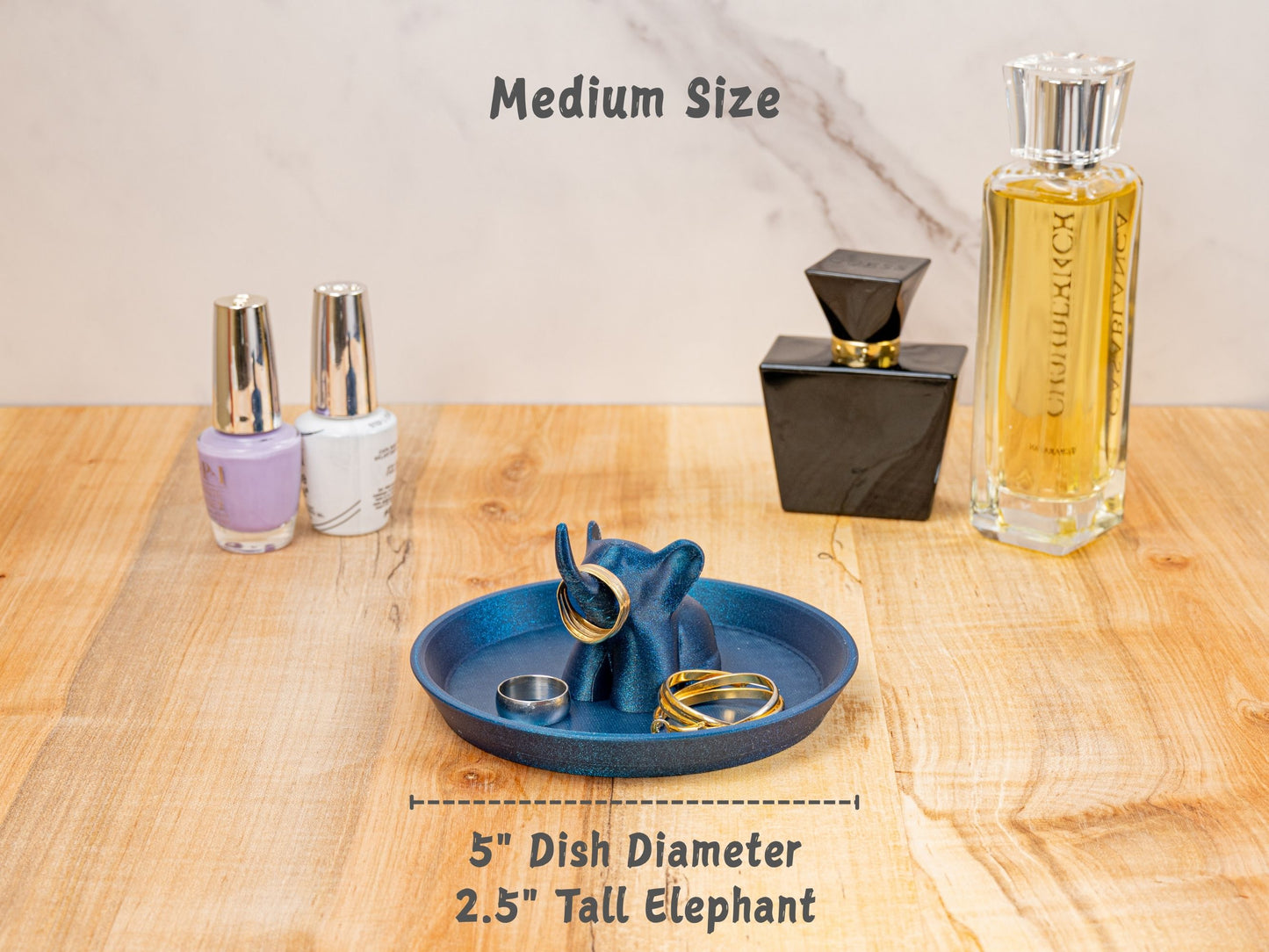 Elegant Elephant Ring Holder