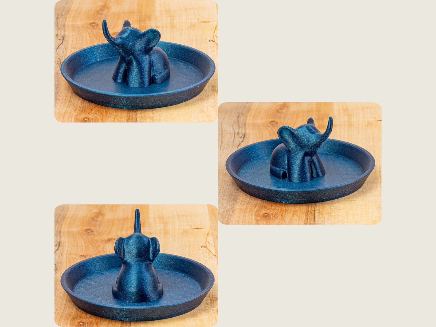 Elegant Elephant Ring Holder