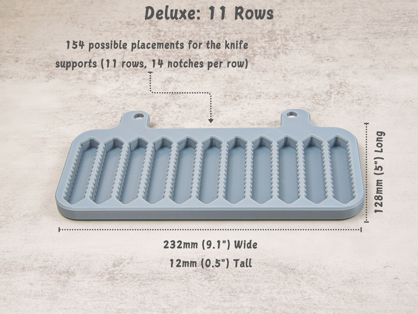 Work Sharp Professional Precision Adjust Deluxe platform variation with 11 rows and 154 knife support positions.