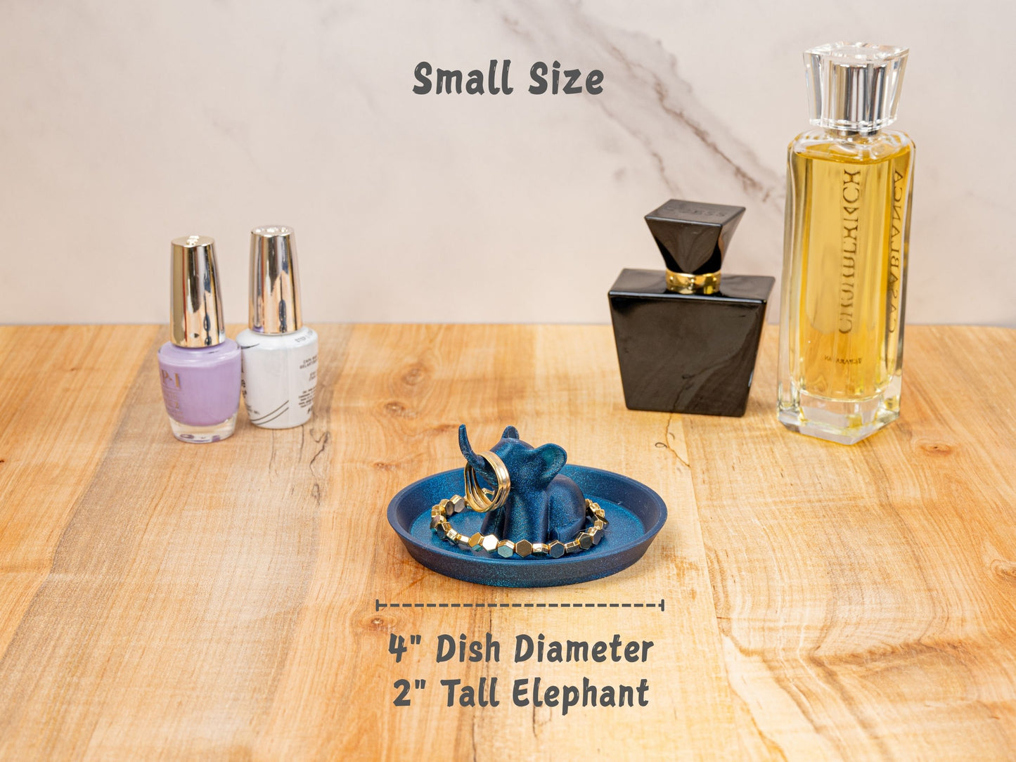 Elegant Elephant Ring Holder