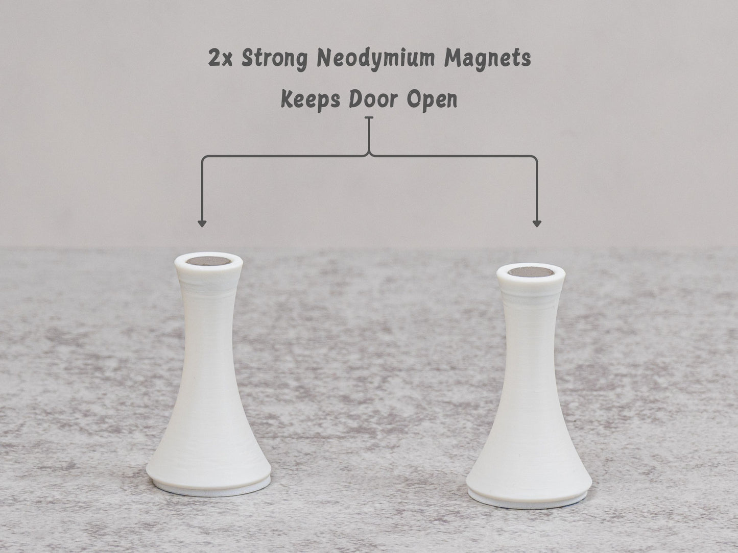 Magnetic Door Holder with Smooth Cylindrical Design
