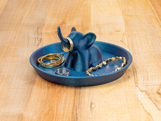 Elegant Elephant Ring Holder
