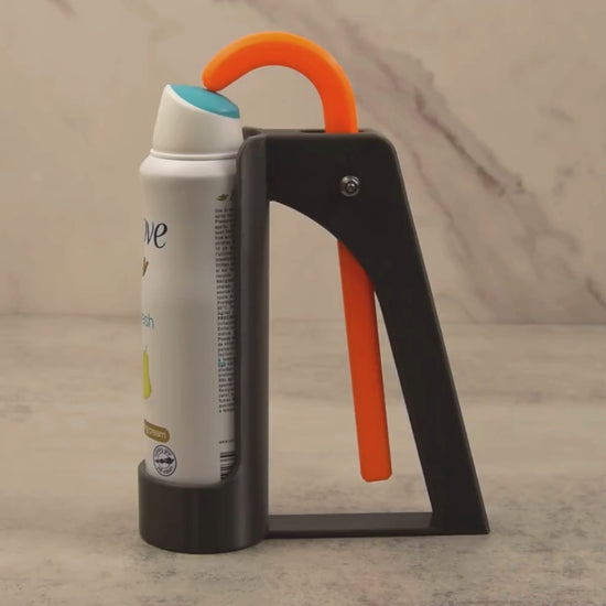 Video highlighting how the Deodorant Spray Assistant simplifies spraying deodorant for users with arthritis or hand weakness.